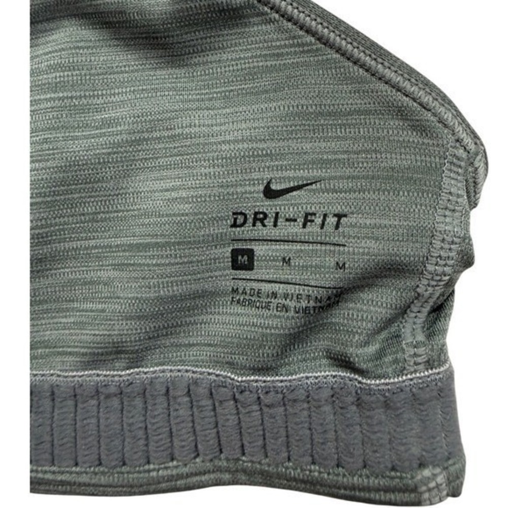 Nike Heathered Gray Dri-FIT Racerback Sports Bra M Sporty Spice Clean Girl - Picture 5 of 5